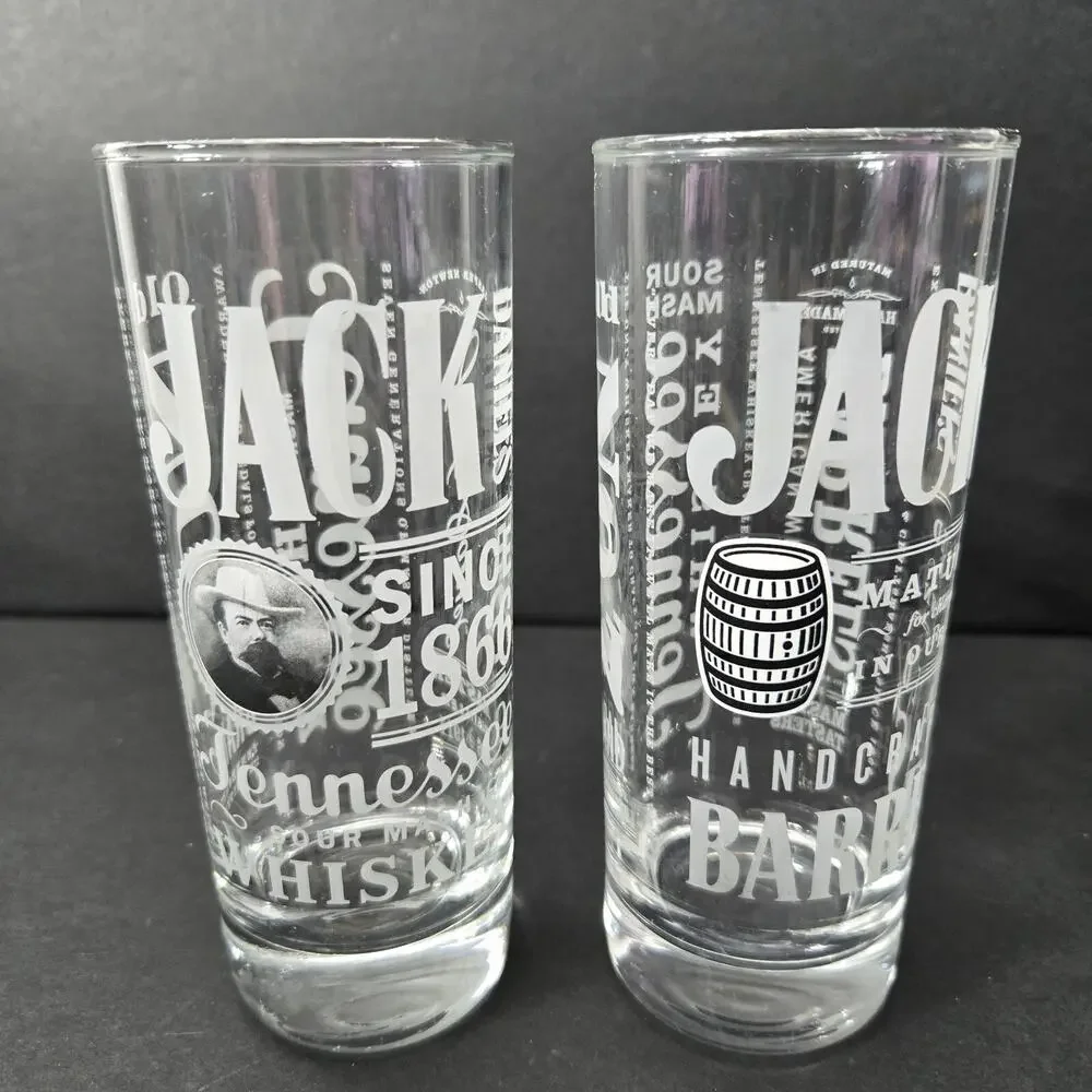Jack Daniels Commemorative Silver‎ Rimmed 6